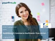 Ausbildung E-Commerce Kaufmann/-frau (m/w/d) - Eging (See)