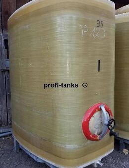 P123 gebrauchter 3.000 L Polyestertank Erka-Tank GFK-Lagertank Wassertank Regenauffangtank Zisterne Regenwasser Lagerbehälter Futtermitteltank Molketank - Hillesheim (Landkreis Vulkaneifel)