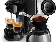 Philips Senseo Kaffeepadmaschine Switch HD6592/64, 2-in-1 Pad und Filterkaffee, 1l Kaffeekanne, aus 26% rec. Plastik
