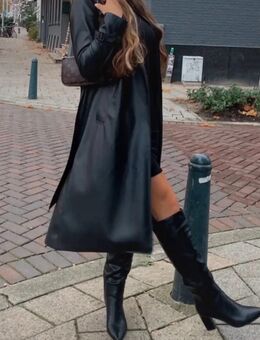 Trenchcoat, Leder mantel, Kunstleder,größe 34 X S - Hagen (Stadt der FernUniversität) Altenhagen