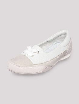 SOCCX Ballerina mit gepolsterter Textildecksohle