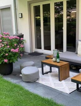 D-Oberkassel: exkl. 4-Zi.Gartenwhg. ca. 123 m², Parkett, 2 Bäder, Terrasse, Garten und TG (EBK mögl.) - Düsseldorf