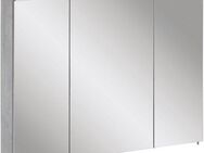 Schildmeyer Spiegelschrank Dorina, mit höhenverstellbaren Glasböden Breite 90 cm, 3-türig, LED-Beleuchtung, Schalter-/Steckdosenbox