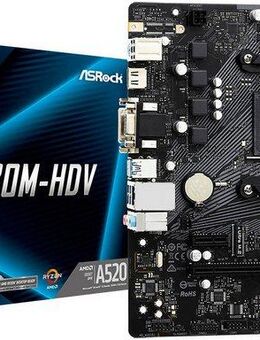Asrock A520M-HDV Mainboard