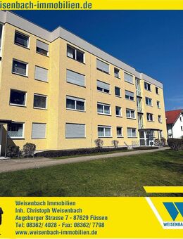 Sonnige Terrassenwohnung mit herrlichem Bergblick - Füssen