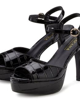 LASCANA Belle Affaire Sommerschuh. High-Heel-Sandalette Sandale, erotisch offener Schuh mit Peep-Toe und mit Plateau