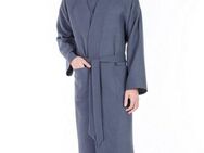 framsohn frottier Unisex-Bademantel leger geschnitten, hergestellt in Österreich, Langform, Waffelpiqué, Kimono-Kragen, Gürtel, Unisex Waffelpiqué