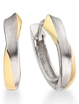 Bruno Banani Paar Creolen Schmuck Geschenk Silber 925 Ohrschmuck Ohrringe