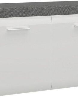 LIVING CHARM Sitzbank Merano, Breite 96 cm, mit Sitzkissen