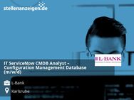 IT ServiceNow CMDB Analyst – Configuration Management Database (m/w/d) - Karlsruhe