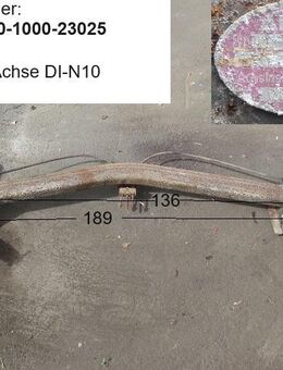 Alko Delta Wohnwagenachse Delta-SI-N10, 1000kg (zB Knaus Azur 475 BJ84) gebraucht, ca 189cm (rotes Schild) - Schotten Zentrum