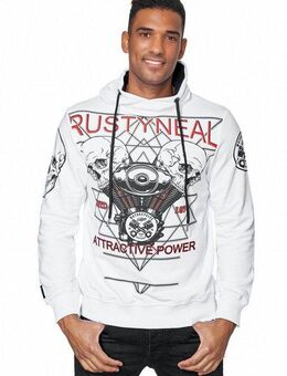 Rusty Neal Kapuzensweatshirt Rusty Neal Sweater mit rockigem Print