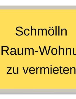 Eine sonnige 2-Raum-Wohnung in einem Dreifamilienhaus - Schmölln
