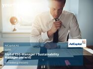 Global ESG-Manager / Sustainability Manager (m/w/d) - Friedberg (Hessen)