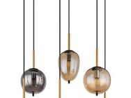 GLOBO LIGHTING Hängeleuchte BLACKY, ohne Leuchtmittel, 4 unterschiedliche Glasformen und 2 Farben