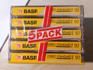 5 er Packung BASF - Ferro Standard I 90 Tape - "Neu original verpackt" - - Augsburg