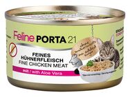 Feline Porta 21 6 x 90 g - Hühnerfleisch mit Aloe (getreidefrei)