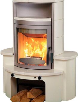 HARK Kaminofen »Avenso GT ECOplus 6 KW«, 6 kW, Dauerbrand, creme-weiss
