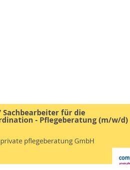 Disponent / Sachbearbeiter für die Terminkoordination - Pflegeberatung (m/w/d) - Frankfurt (Main)