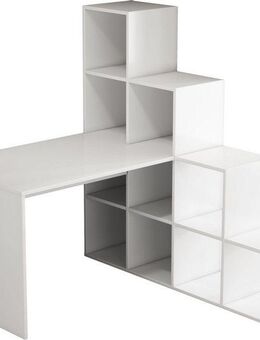 OTTO home Regal-Schreibtisch Ciela, flexible Aufstellmöglichkeiten, wechselseitig montierbar, B. 137 cm