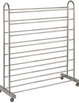WENKO Schuhregal Modell Giant, für bis zu 42 Paar Schuhe, ausziehbar und fahrbar, mit 4 Rollen
