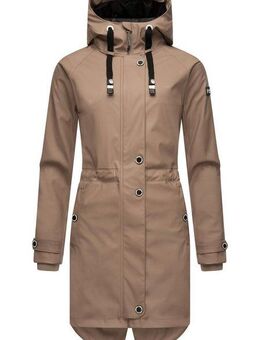 Navahoo Regenjacke Rainy Flower modischer Damen Regenmantel mit Kapuze