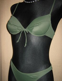 NEUw * Klassisch * sexy * DESIGNER * Push up * Bügel * Bikini * Gr. 34- 36/ XS- S * 70B * oliv- khaki- grün * - Riedlingen