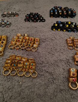 270 Edelstahl Ringe PVD Gold Schwarz Silber mit Steinen - Recklinghausen