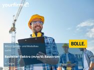 Bauleiter Elektro (m/w/d) Baustrom - Telgte