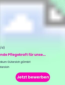 Leitende Pflegekraft (m/w/d) für unsere hämato-onkologische Station - Gütersloh