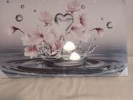 Leinwandbild Magnolie Abstrakt Blumen 60x40 cm Schlafzimmer Wohnzimmer ovp neu - Essen