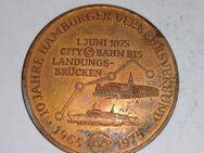 Medaille 10 Jahre Hamburger Verkehrsverbund 1965 1975 DB - Hamburg Wandsbek