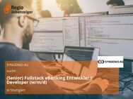 (Senior) Fullstack eBanking Entwickler / Developer (w/m/d) - Stuttgart