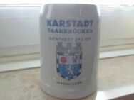 Bierkrug Karstadt Saarbrücken Saarland Richtfest 23.04.1971 Wappen Inschrift - Bottrop