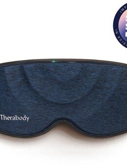 Therabody Gesichtsmassagegerät SleepMask Verdunkelungs-Augenmaske, Vibrationen für besseren Schlaf, 3 Vibrationsmuster, inkl. TheraMind-Sound, abnehmbar, waschbar