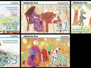 Märkische Post: MiNr. 28 - 32, 01.08.2013, "Grimms Märchen - Kinderzeichnungen, Portoänderung", Satz, postfrisch - Brandenburg (Havel)