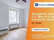 Verkauft! Bezugsfreie, zentrale, ruhig gelegene 2-Zimmer-Wohnung in Konstanz-Altstadt, komplett saniert im Jahre 2016 - Konstanz