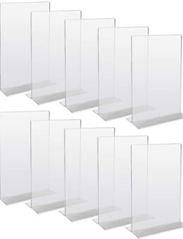 HMF 10x Acryl Tischaufsteller gerade DIN A5 #46921-10 - Birkenfeld (Baden-Württemberg)