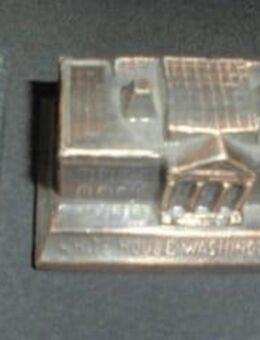 Miniatur Weisses Haus Washington DC USA 1960/70 Metall - Bottrop