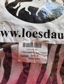 Fliegen-Ausreitdecke mit Halsteil Zebra Gr S - Daisendorf