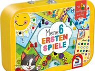 Schmidt Spiele Spielesammlung Meine 6 ersten Spiele, im Metallkoffer