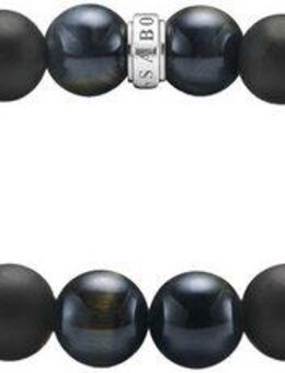 THOMAS SABO Armband Talisman-Armband mit Beads, A2182-806-7-L19, A2182-806-7-L21, mit Obsidian, Tigerauge