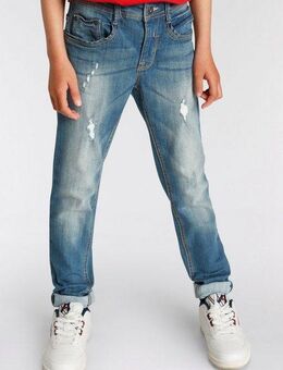 Arizona Stretch-Jeans mit schmalem Bein für Jungen skinny fit, gerade Beinform, trendiger Used-Look
