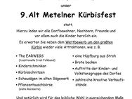 Kürbisfest in Alt Meteln am 21. September 2024 - Alt Meteln