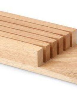 Continenta Messerblock (1tlg), für Schublade, Gummibaum 39x11x3,5