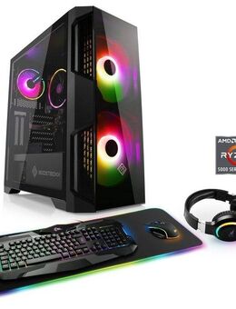 CSL RGB Edition V28716 Gaming-PC (AMD Ryzen 5 5600G, AMD Radeon Graphics, 32 GB RAM, 1000 GB SSD, Luftkühlung)