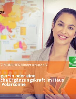 Kinderpfleger*in oder eine pädagogische Ergänzungskraft im Haus für Kinder Polarsonne - München