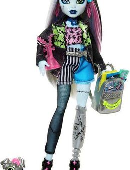 MonsterHigh™ Anziehpuppe Frankie Stein mit Haustier Watzie