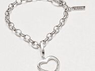 JETTE Armband mit Herz-Charm - Zirkonia - 925 Silber - Recklinghausen