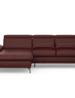sit&more Ecksofa Cabrio L-Form, mit Sitztiefenverstellung, Arm- und Kopfteilverstellung, 2 Nierenkissen, Federkern, optional Bettfunktion und Stauraum